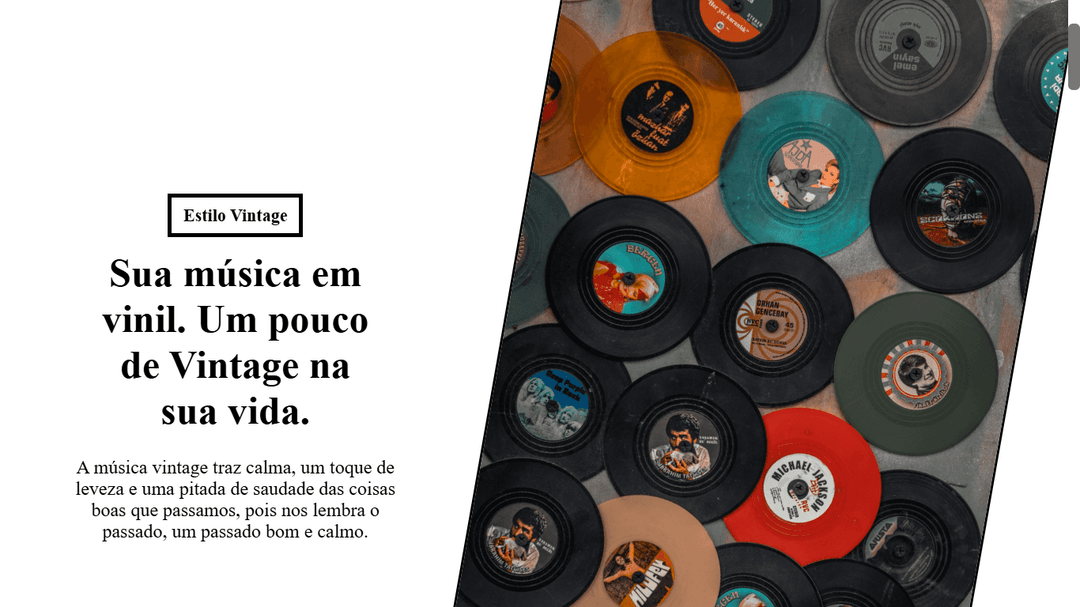Mockup projeto Vintage