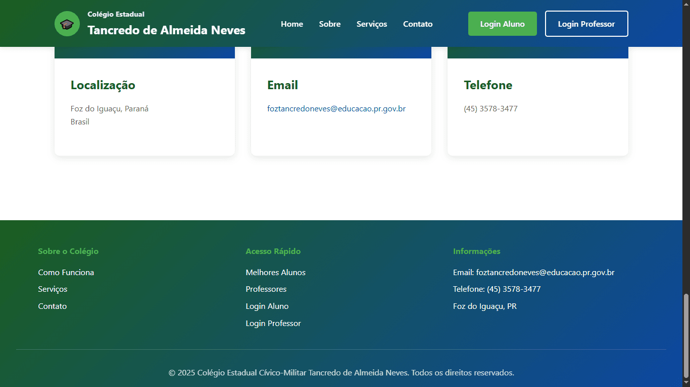 Colégio Tancredo de Almeida Neves — captura