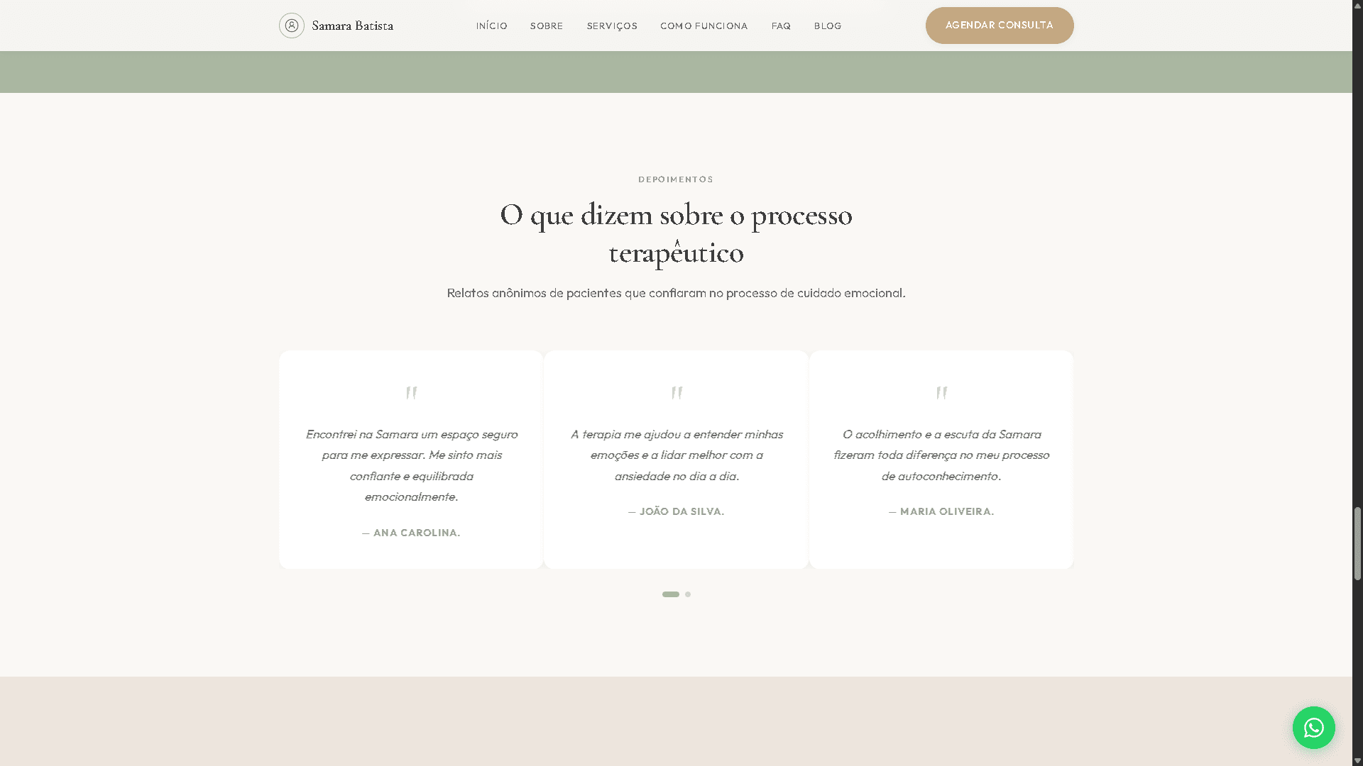 Psicóloga Samara Batista — captura