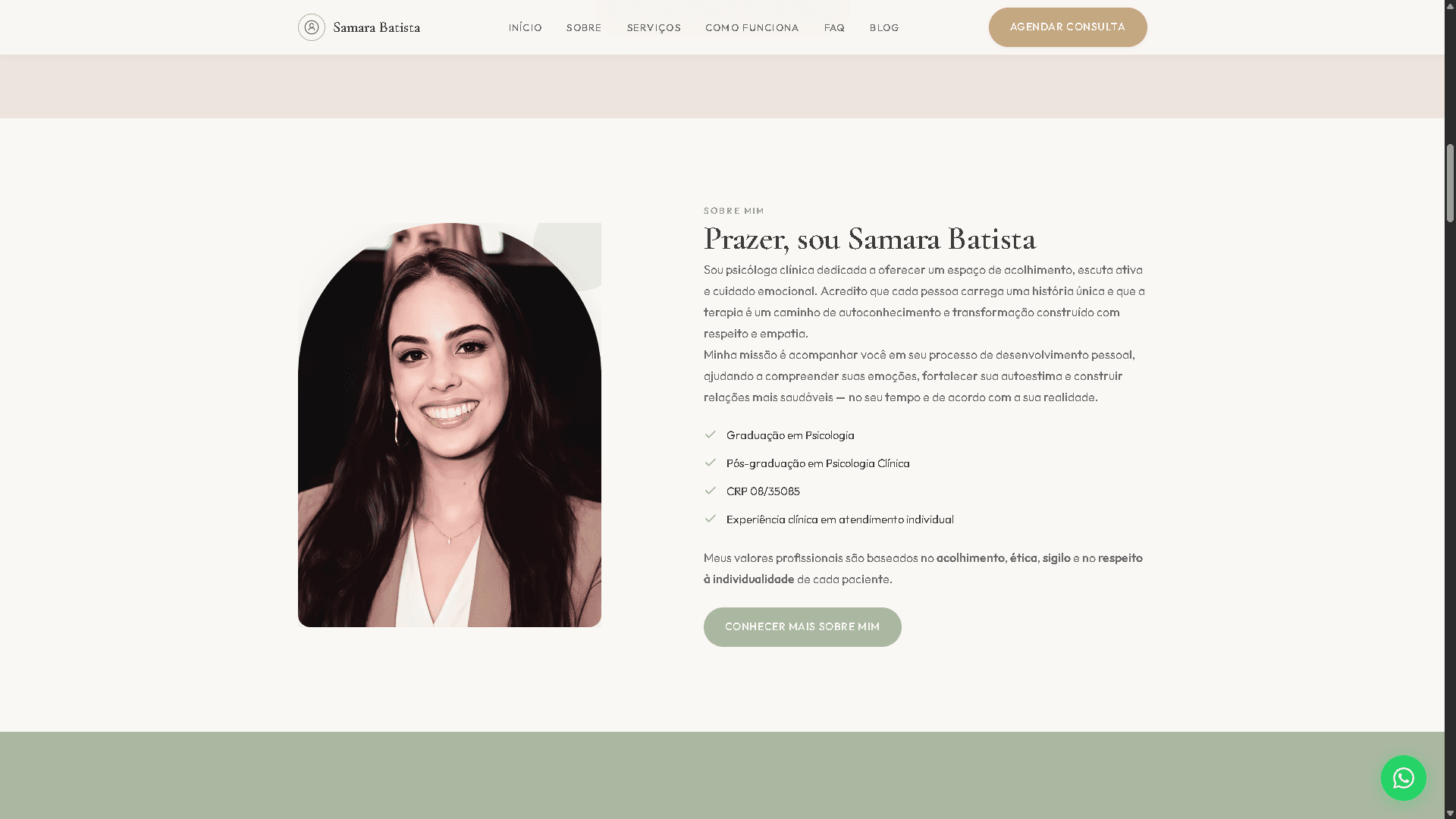 Psicóloga Samara Batista — captura